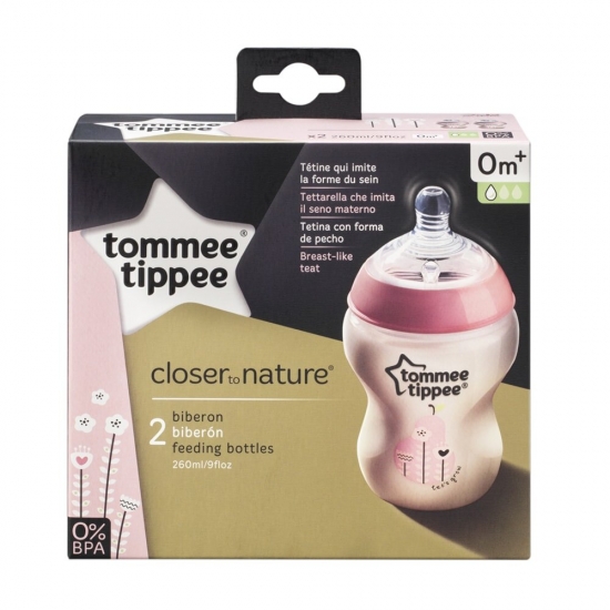 Набір пляшечок для годування 260 мл (2 шт) Tommee Tippee