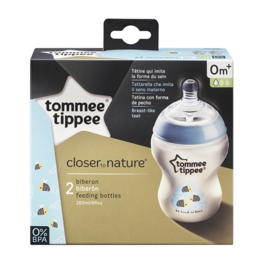 Набір пляшечок для годування 260 мл (2 шт) Tommee Tippee