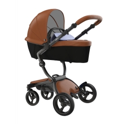 Коляска Mima Xari Camel, шасі Black, матрасики Pixel blue