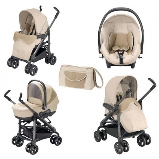 Універсальна коляска 3 в 1 NeoNato Synchro Easy Beige