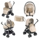 Універсальна коляска 3 в 1 NeoNato Synchro Easy Beige