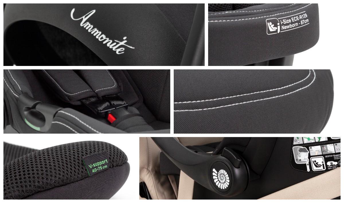 Carrello Ammonite CRL-8801 автокрісло для новонародженого i-Size від 0 до 15 місяців