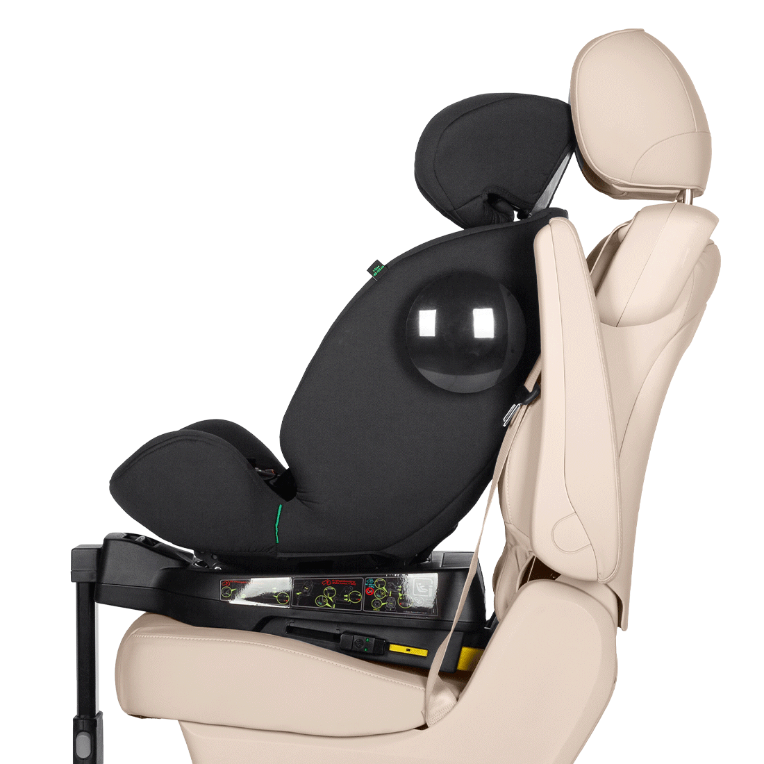 Carrello Genesis + поворотне автокрісло i-Size для дітей від 0 до 12 років