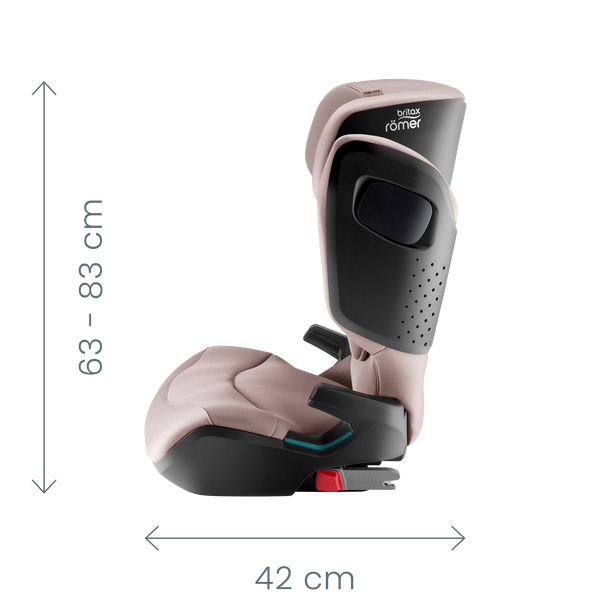 Розміри автокрісла Britax Römer Kidfix Pro M