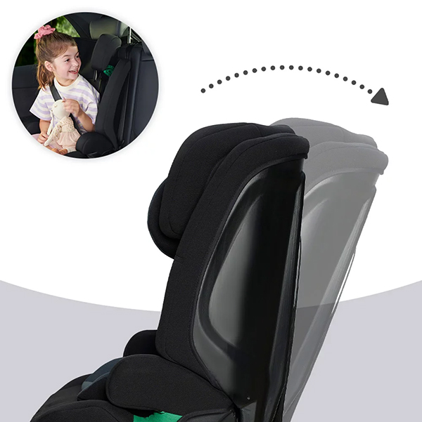 Регулювання нахилу автокрісла Kinderkraft Safety Fix 2 i-Size