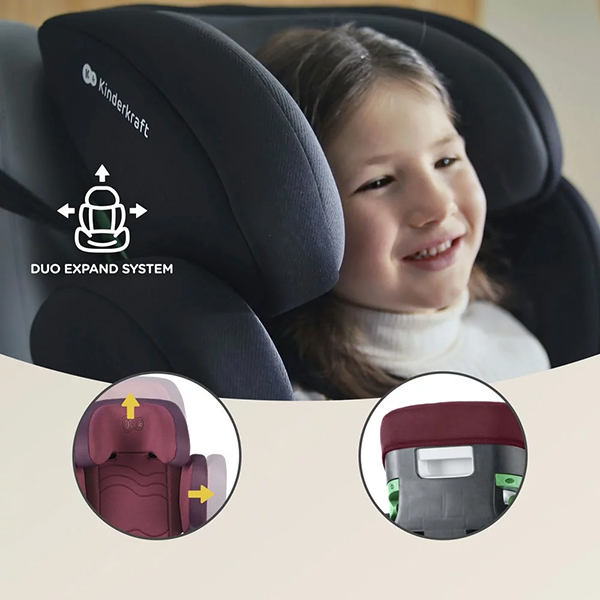 Автокрісло Kinderkraft Xpand 2 i-Size налаштовується під дитину