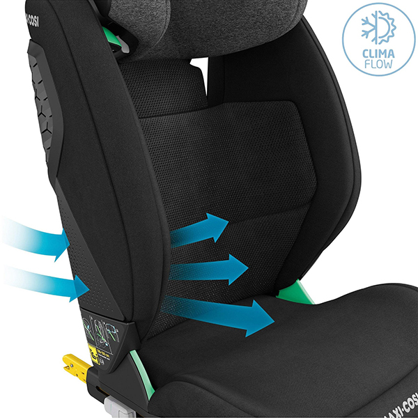 Технологія контролю температури ClimaFlow в автокріслі Maxi-Cosi RodiFix Pro i-Size