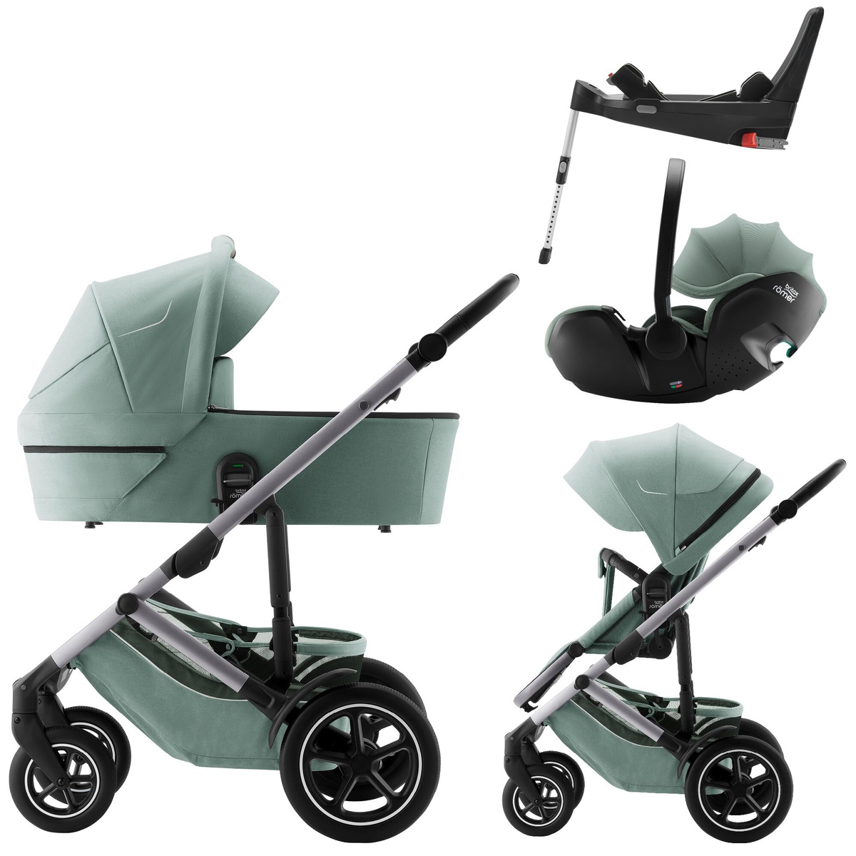 Готова система подорожей Britax Römer Smile 5Z з автокріслом і база