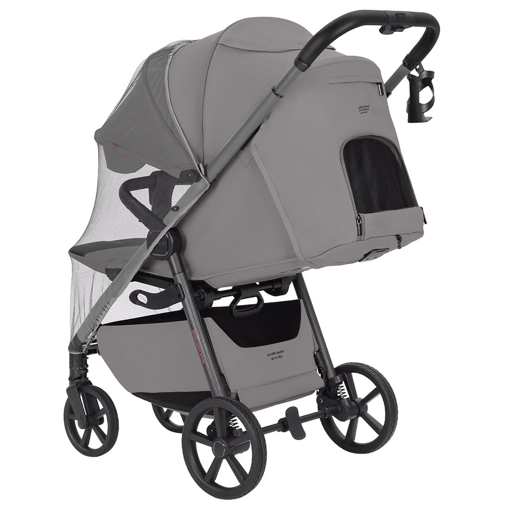 Carrello Bravo Carbon всесезонна прогулянкова коляска з підсвіткою