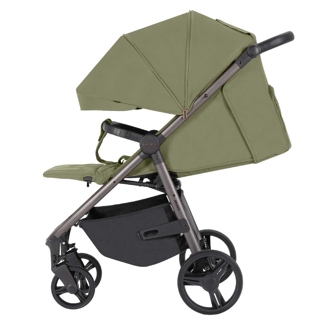Carrello Bravo PU 2025 прогулянковий візок для бездоріжжя з гумовими колесами PU