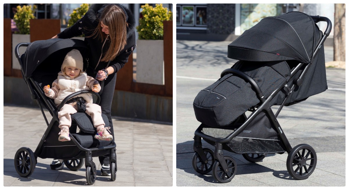 Carrello Nero CRL-5514 прогулянкова коляска з автоматичним складанням 