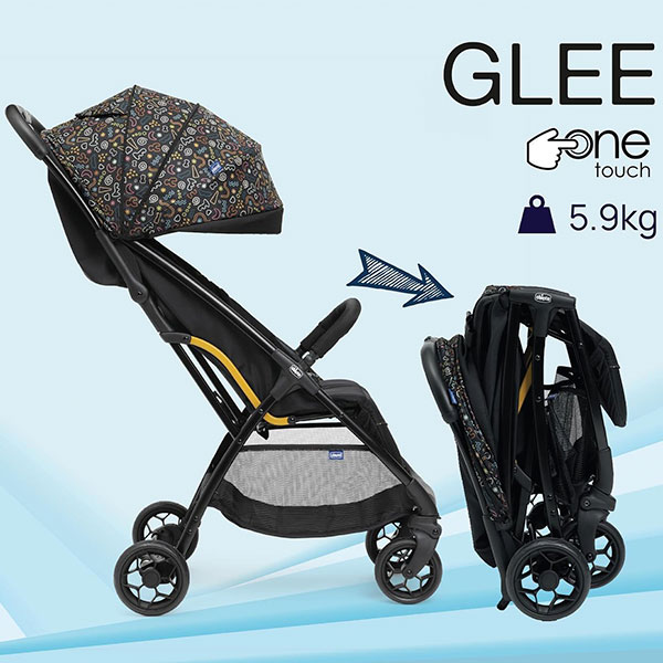 Легкість та компактність коляски Chicco Glee