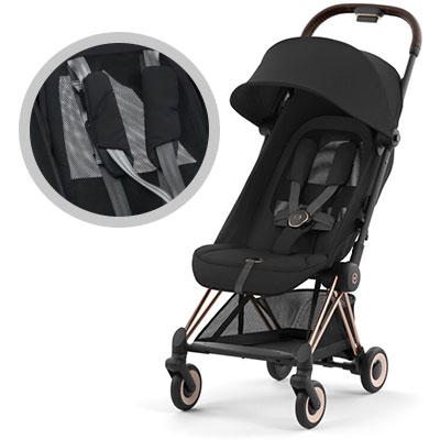 легка коляска преміум для подорожей Cybex Coya система вентиляції