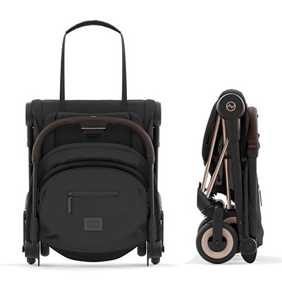 легка коляска преміум для подорожей Cybex Coya система складання