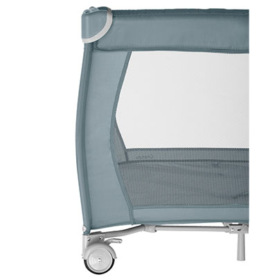 Carrello Grande дитячий манеж з віконцем на змійці, квадратний, 2 колеса