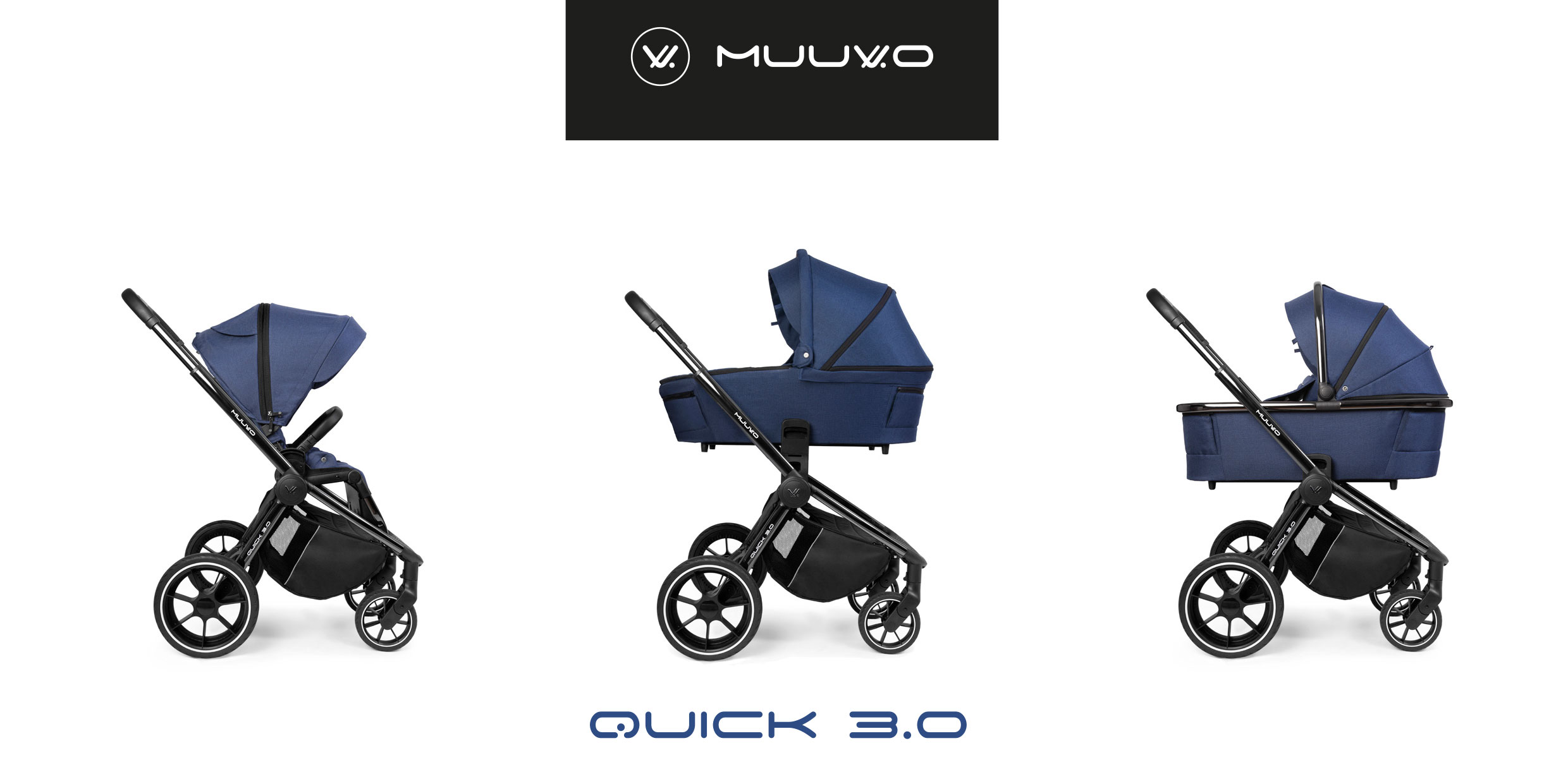 Коляска 2 у 1 Muuvo Quick 3.0